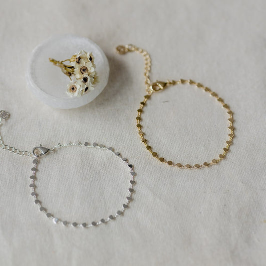 Heart Gold Bracelet - The Scented Market