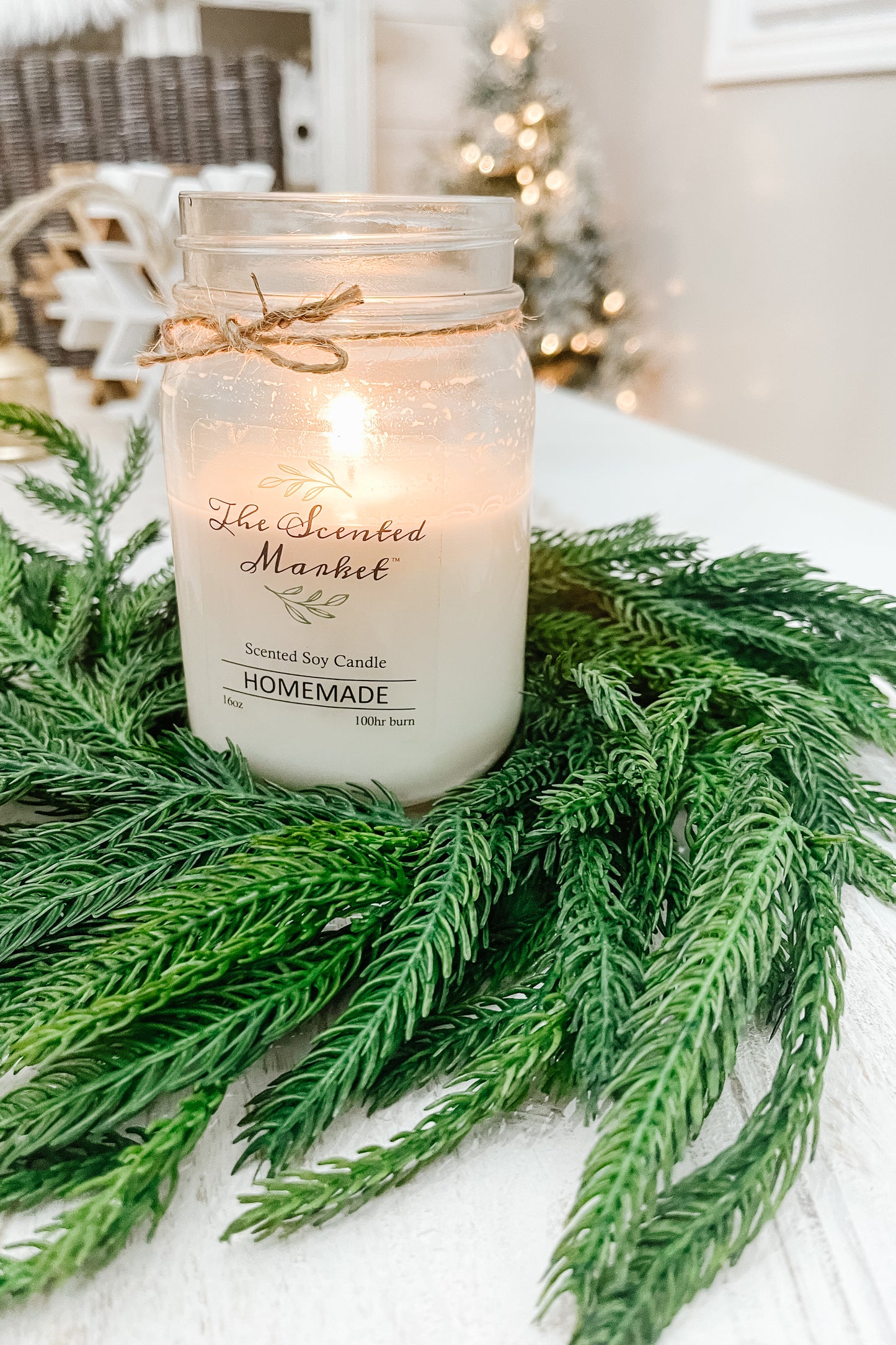 Pine Candle Ring