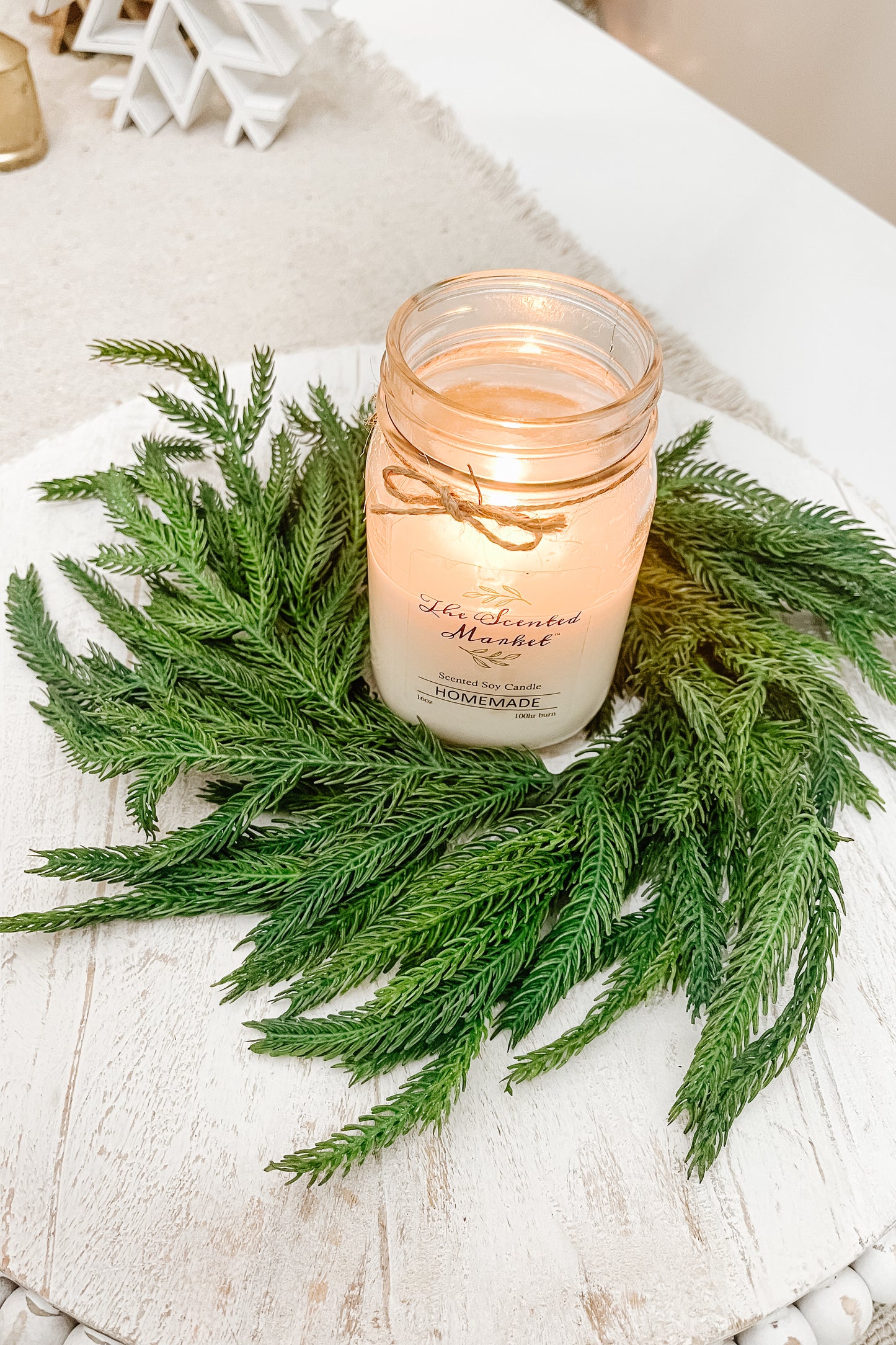 Pine Candle Ring