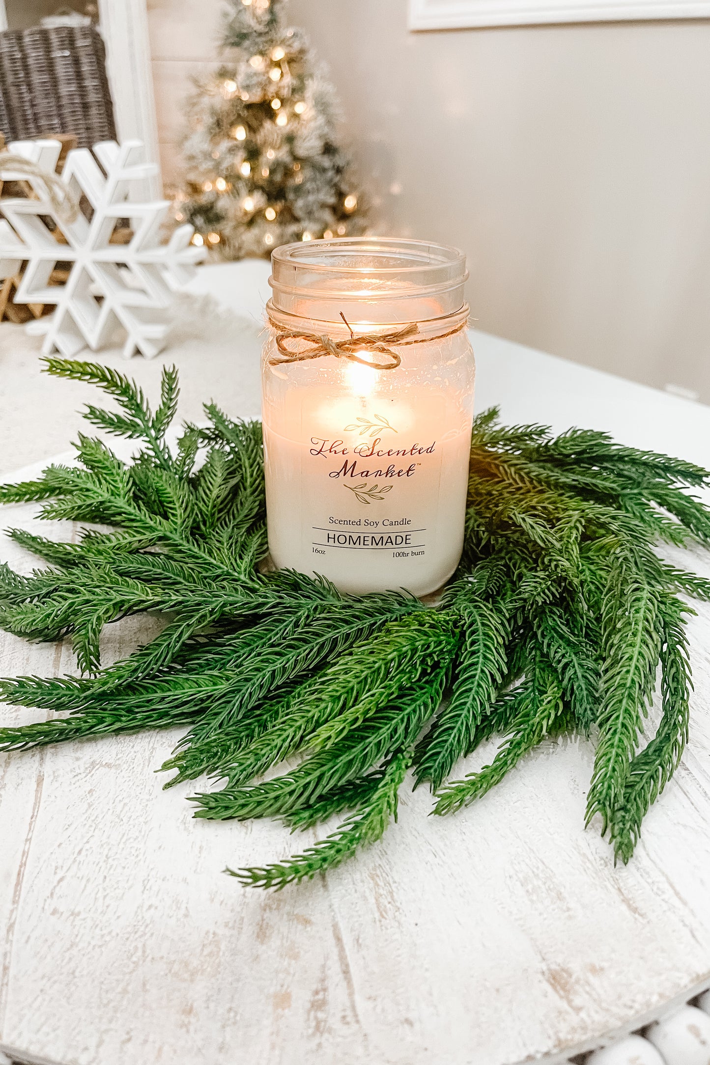 Pine Candle Ring