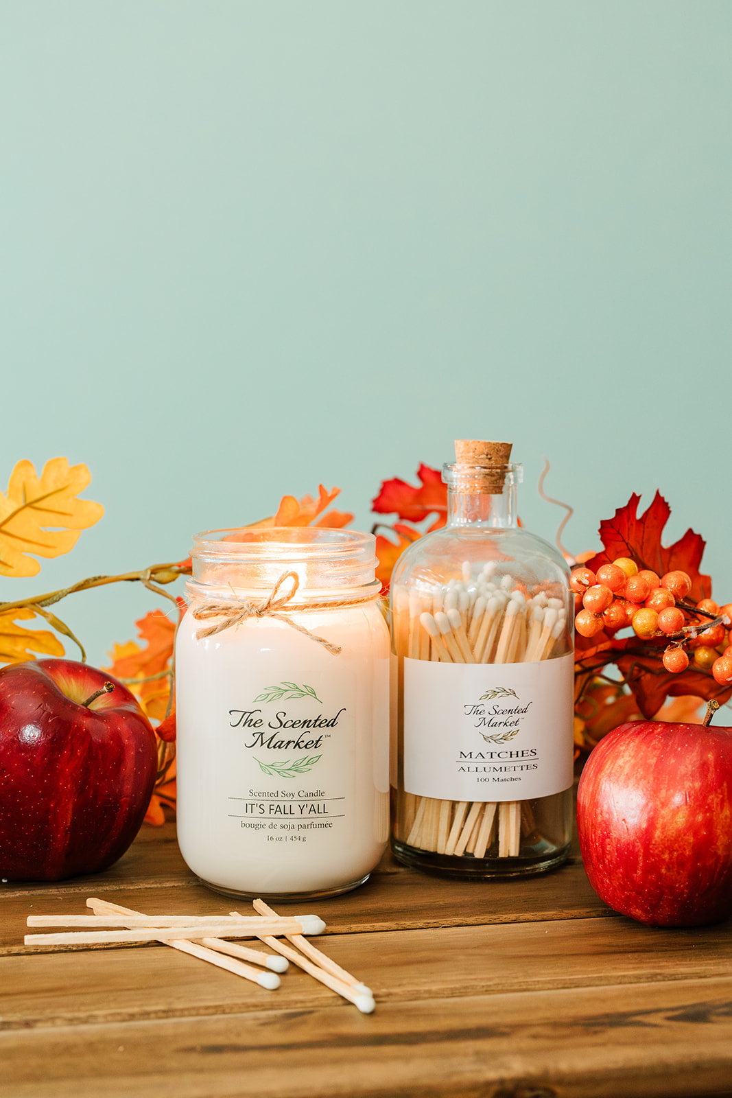 IT'S FALL Y'ALL Soy Wax Candle 16 oz - The Scented Market Candles