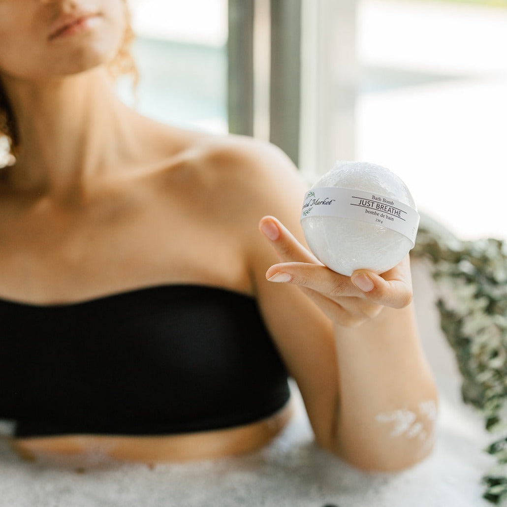 JUST BREATHE Bath Bomb - The Scented Market Bath Additives