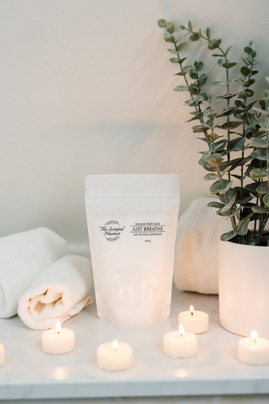 JUST BREATHE Bath Salt - The Scented Market  Bath Additives