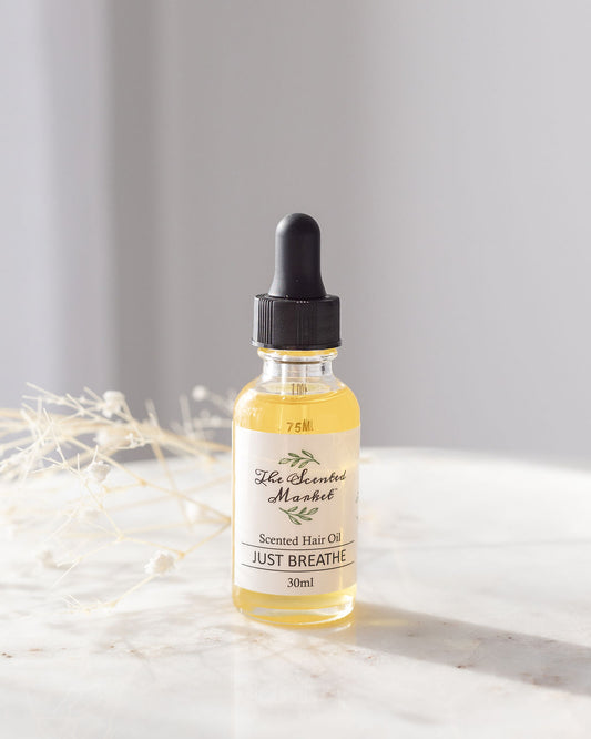 JUST BREATHE - Hair Oil - The Scented Market  Hair Care
