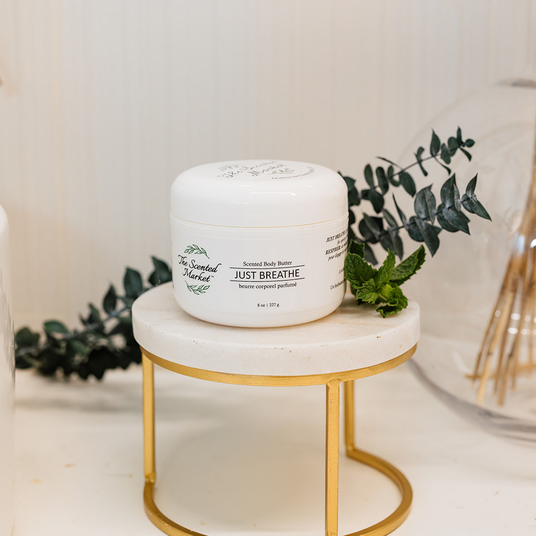 JUST BREATHE Scented Body Butter - The Scented Market Lotion & Moisturizer