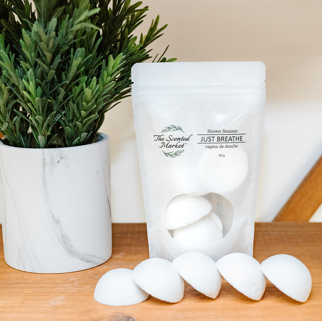 JUST BREATHE Shower Steamer - The Scented Market Bath Additives