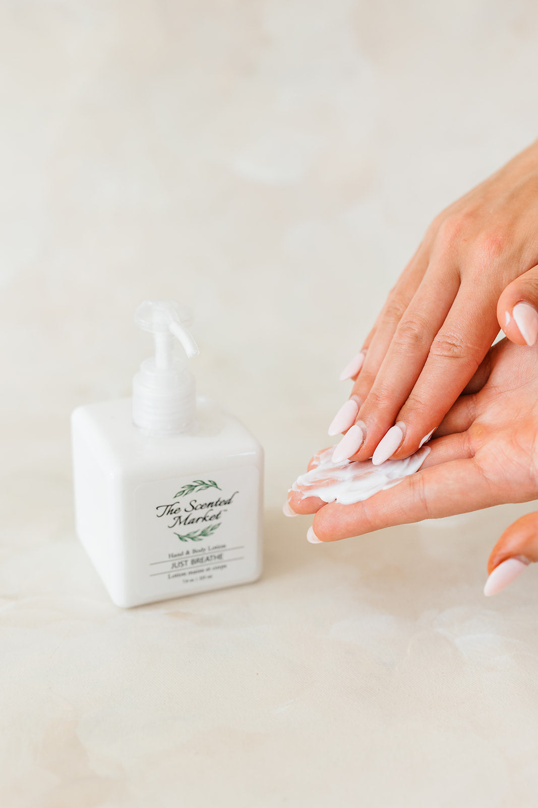 Just Breathe Hand and Body Lotion – Refreshing and Hydrating - The Scented Market Lotion & Moisturizer