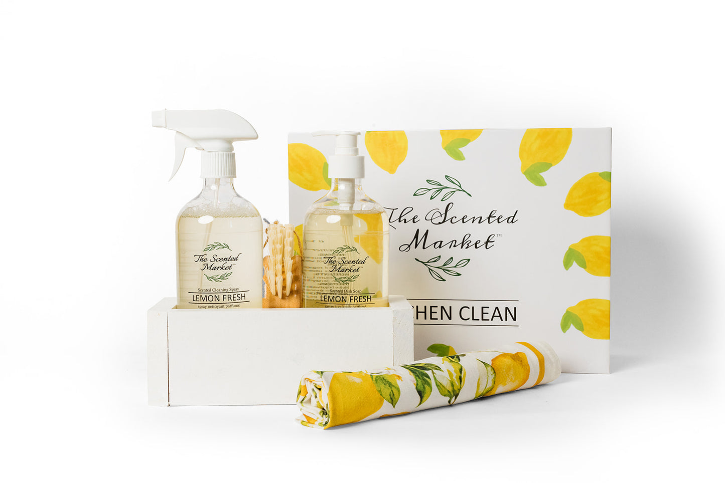 Kitchen Clean Box – Lemon Fresh Scent for a Sparkling, Fresh-Smelling Kitchen - The Scented Market Gift Giving