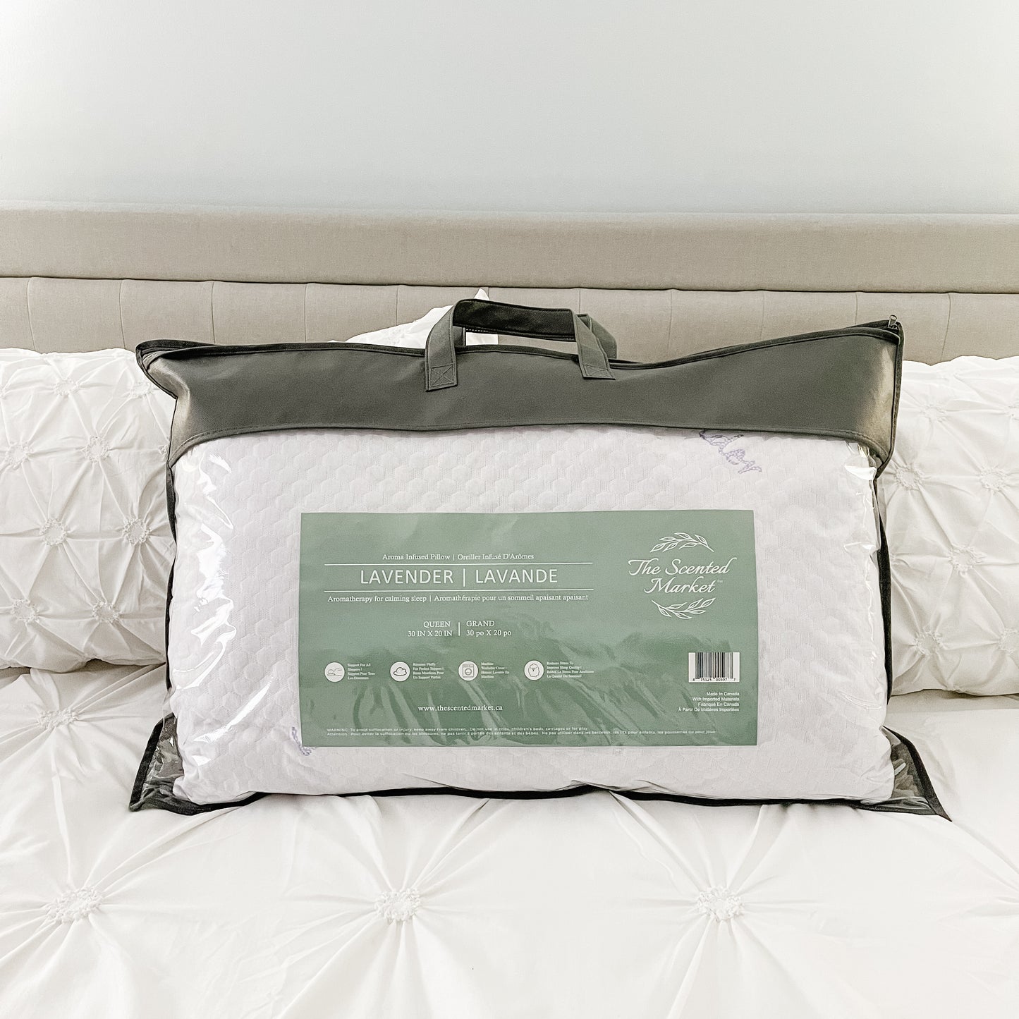 LAVENDER INFUSED PILLOW - The Scented Market Pillows