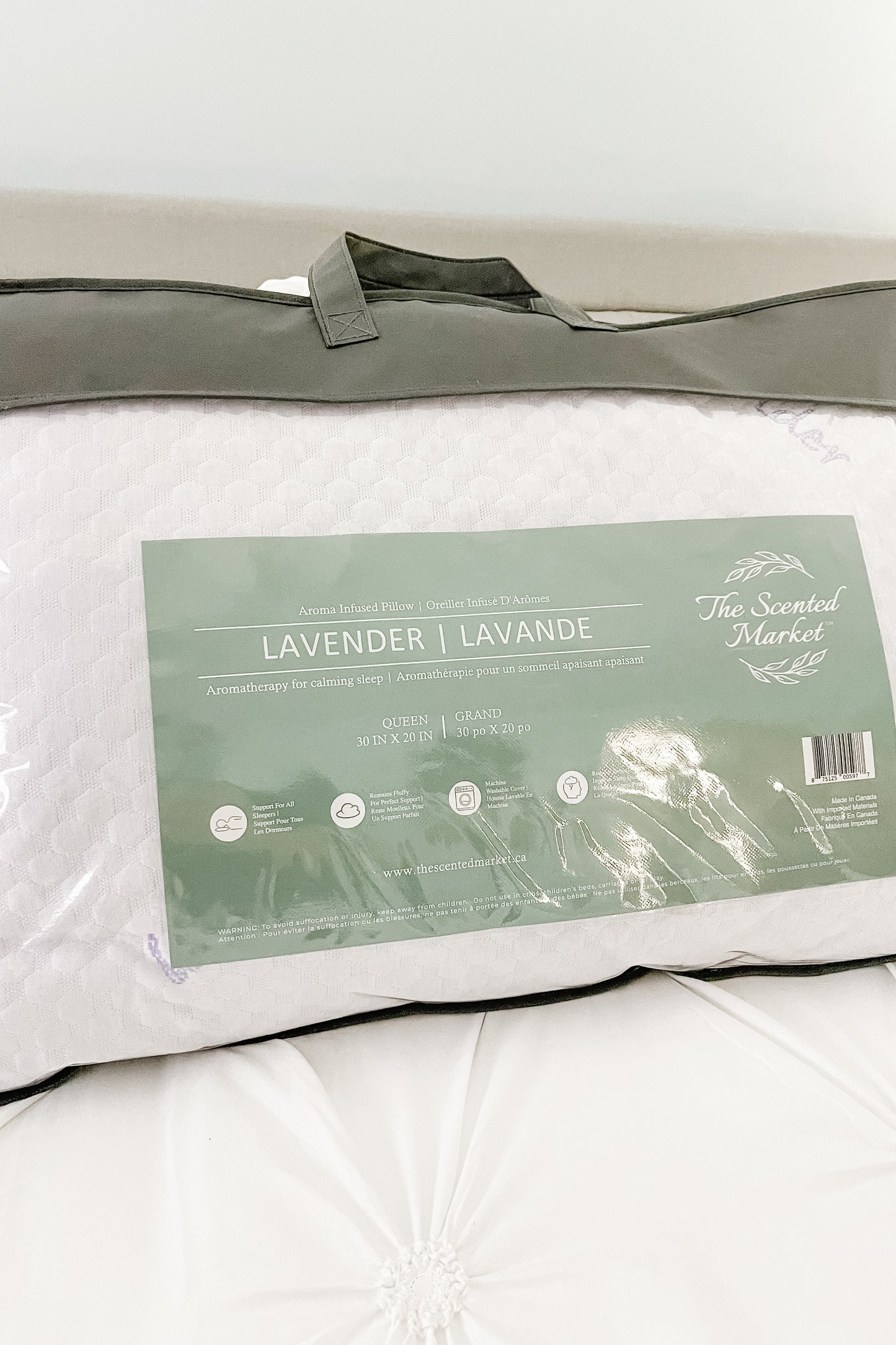 LAVENDER INFUSED PILLOW - The Scented Market Pillows