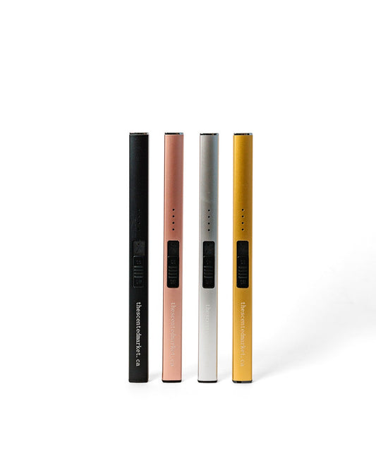 LIGHTER - USB Rechargeable Gold - The Scented Market Lighters & Matches