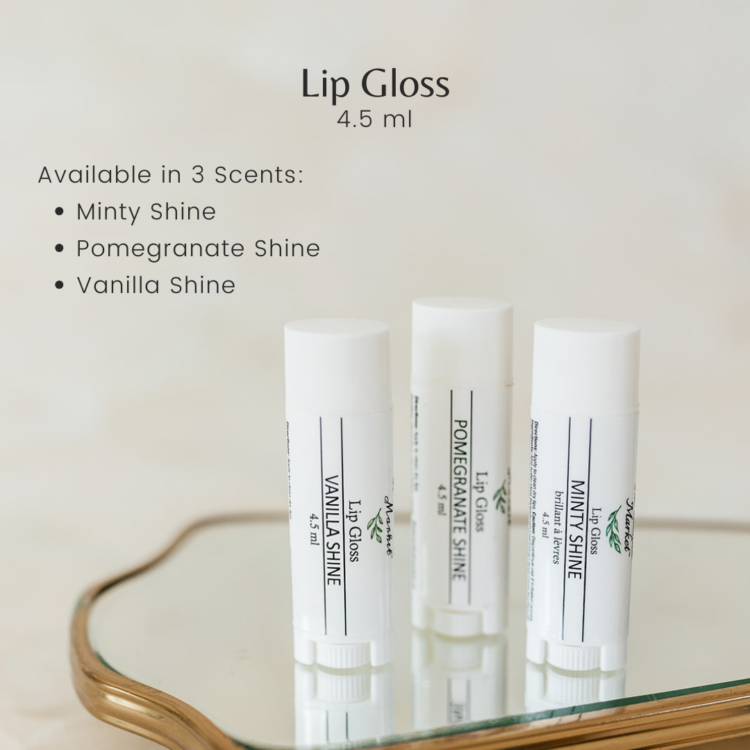 Lip Gloss - POMEGRANATE SHINE - The Scented Market Lip Gloss