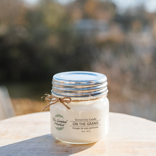 ON THE GRAND Soy Wax Candle 8 oz - The Scented Market Candles