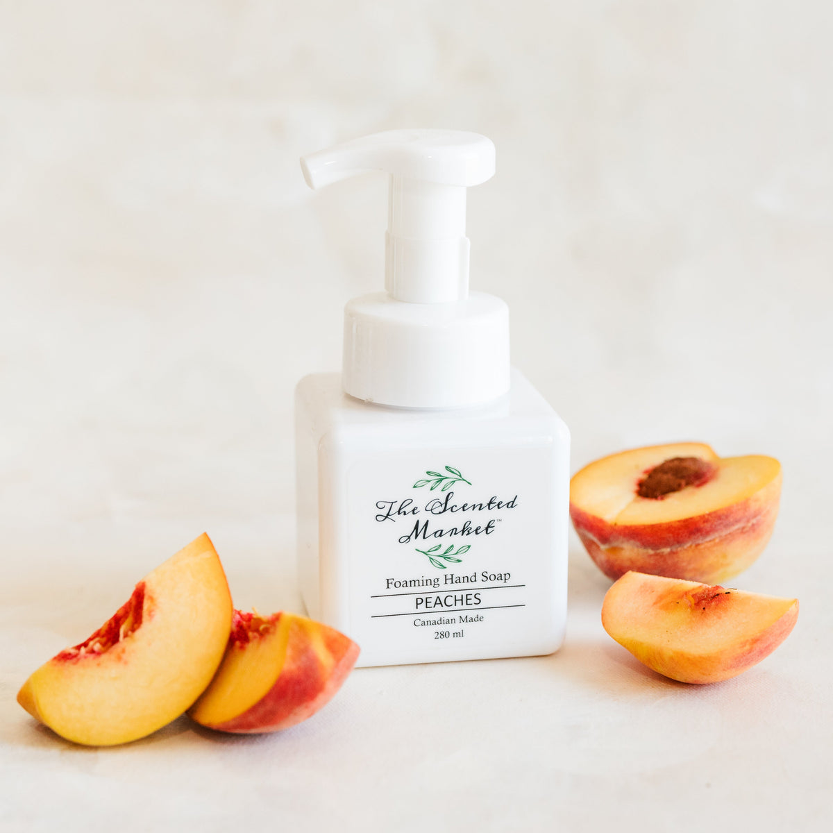 PEACHES Foaming Hand Soap - The Scented Market Liquid Hand Soap
