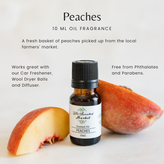 PEACHES Oil Fragrance - The Scented Market Fragrance Oil