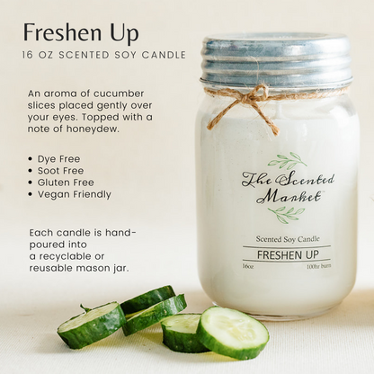 FRESHEN UP SOY WAX CANDLE 16 oz
