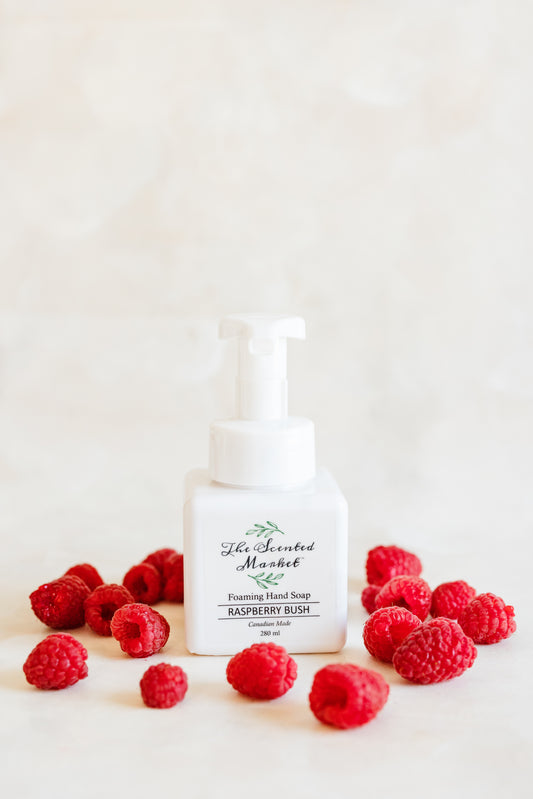 RASPBERRY BUSH Foaming Hand Soap - The Scented Market  Liquid Hand Soap