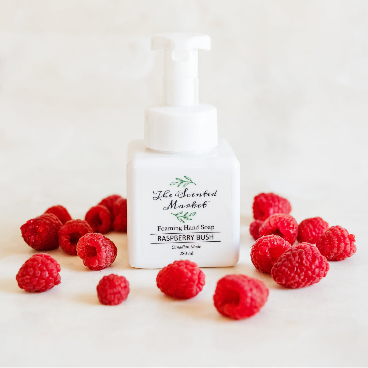 RASPBERRY BUSH Foaming Hand Soap - The Scented Market Liquid Hand Soap
