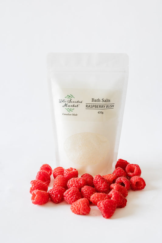RASPBERRY BUSH Revitalizing Bath Salt - The Scented Market  Bath Additives