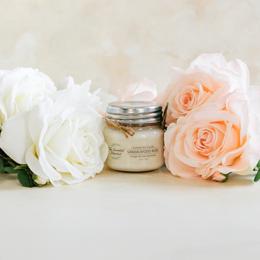 SANDALWOOD ROSE - Scent of the Month - The Scented Market Candles