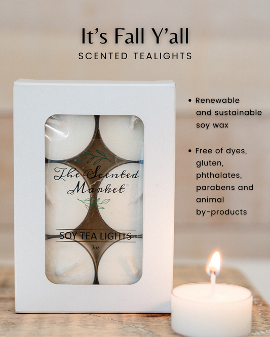 Fall Scented Tea Lights - IT'S FALL Y'ALL