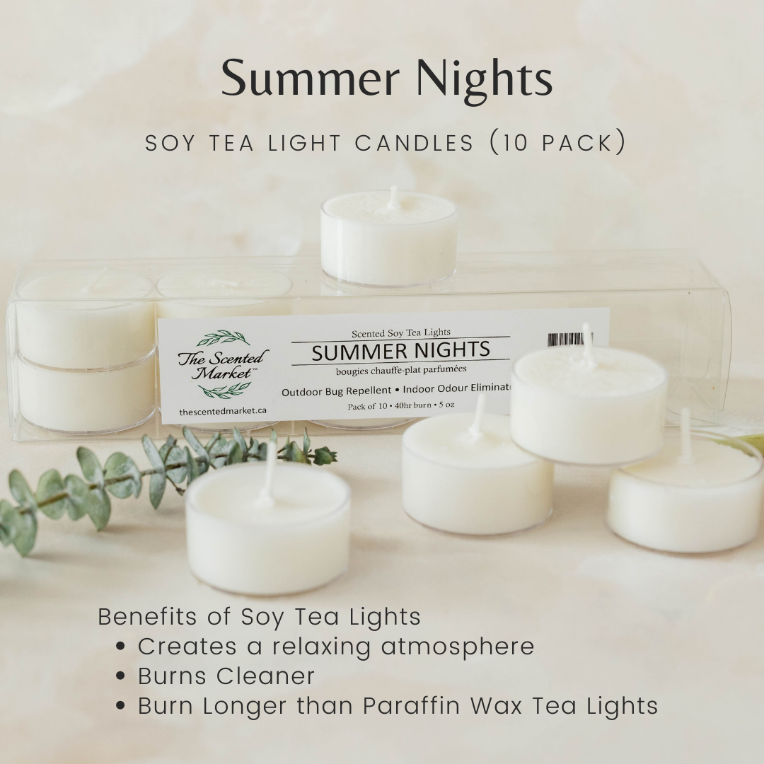 SUMMER NIGHTS Tea Lights - The Scented Market Candles