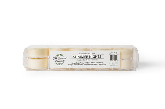 SUMMER NIGHTS Tea Lights - The Scented Market  Candles