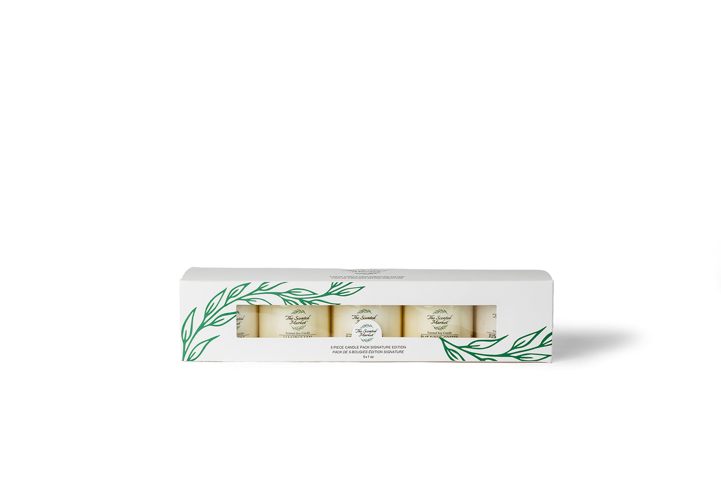 Signature Candle Sample 5-Pack – Best-Selling Scents, Clean Soy Wax - The Scented Market