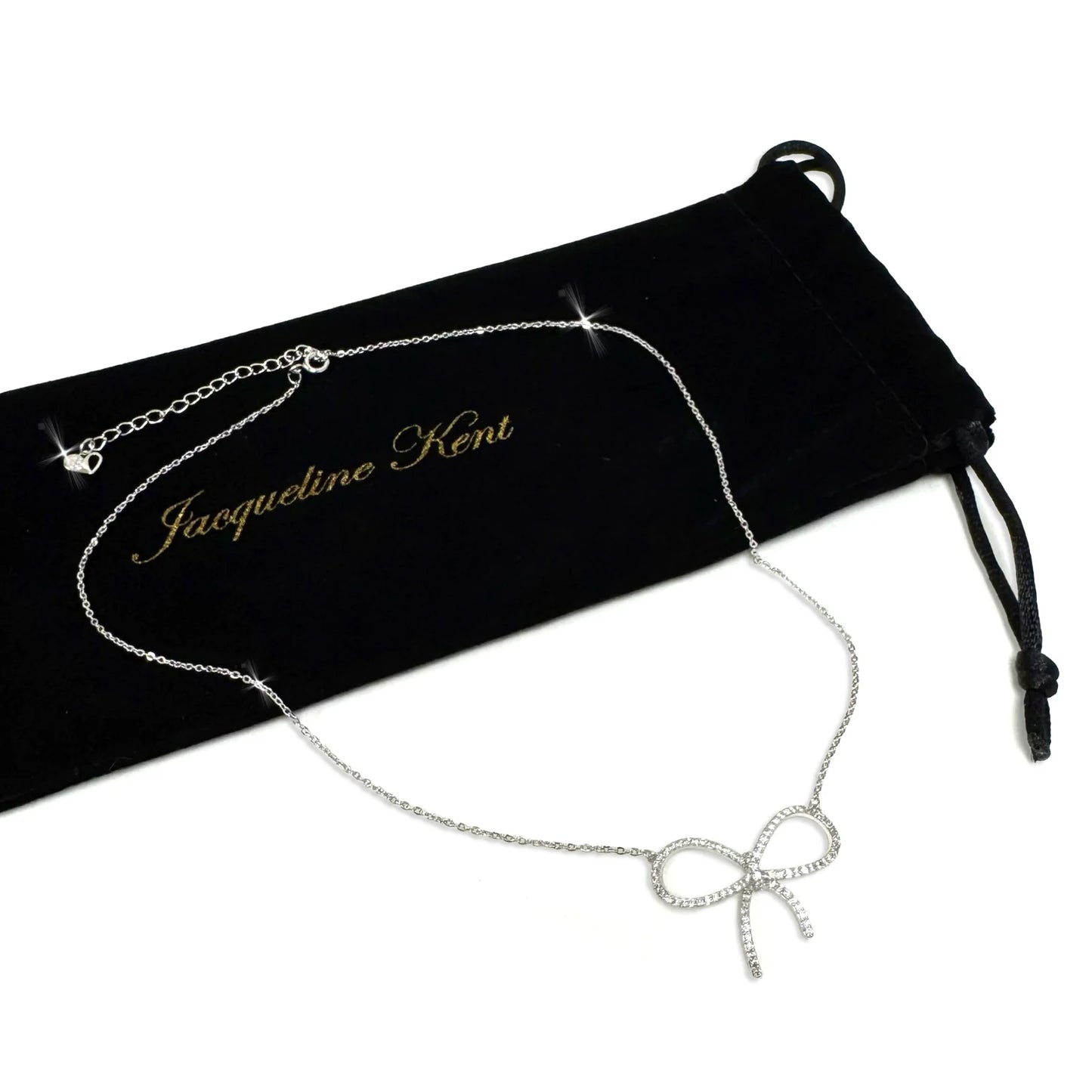 Silver Bow Necklace – Dainty & Stylish Jewelry for Everyday Wear - The Scented Market