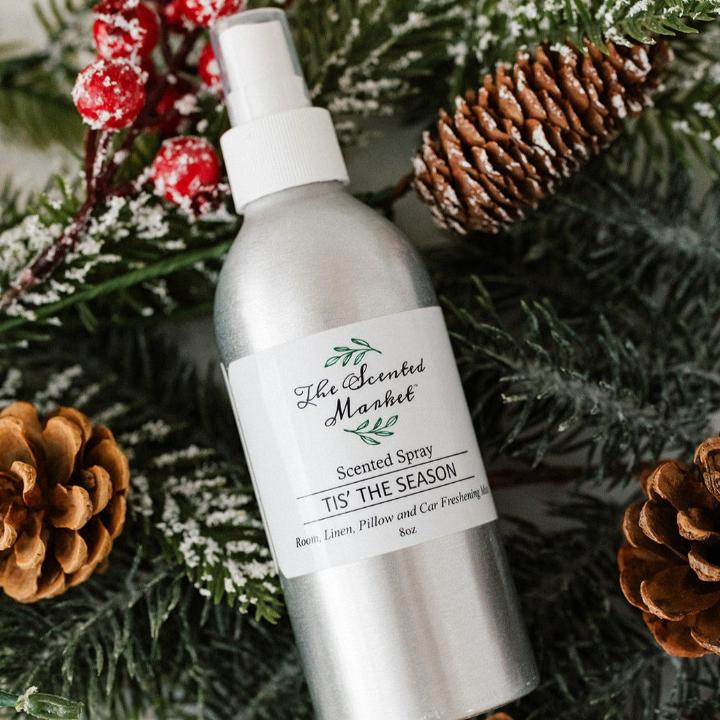 TIS' THE SEASON 8 oz Scented Spray - The Scented Market Air Fresheners