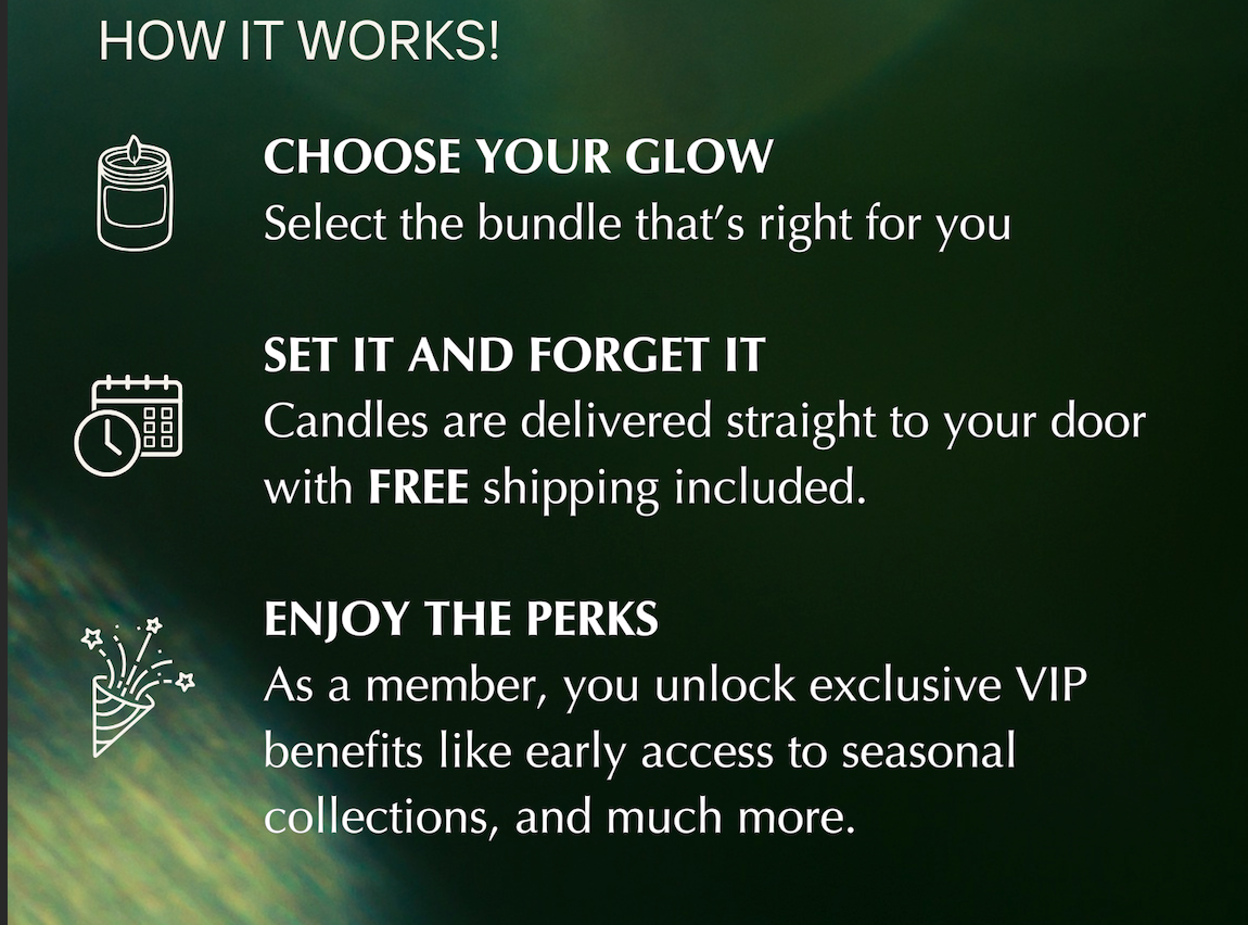 The Glow Scent of the Month Membership - The Scented Market