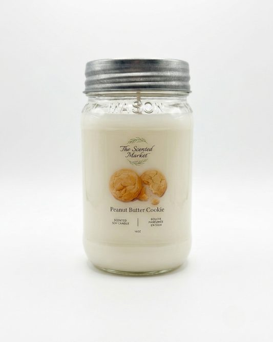 PEANUT BUTTER Cookie Scented Soy Candle 16 oz