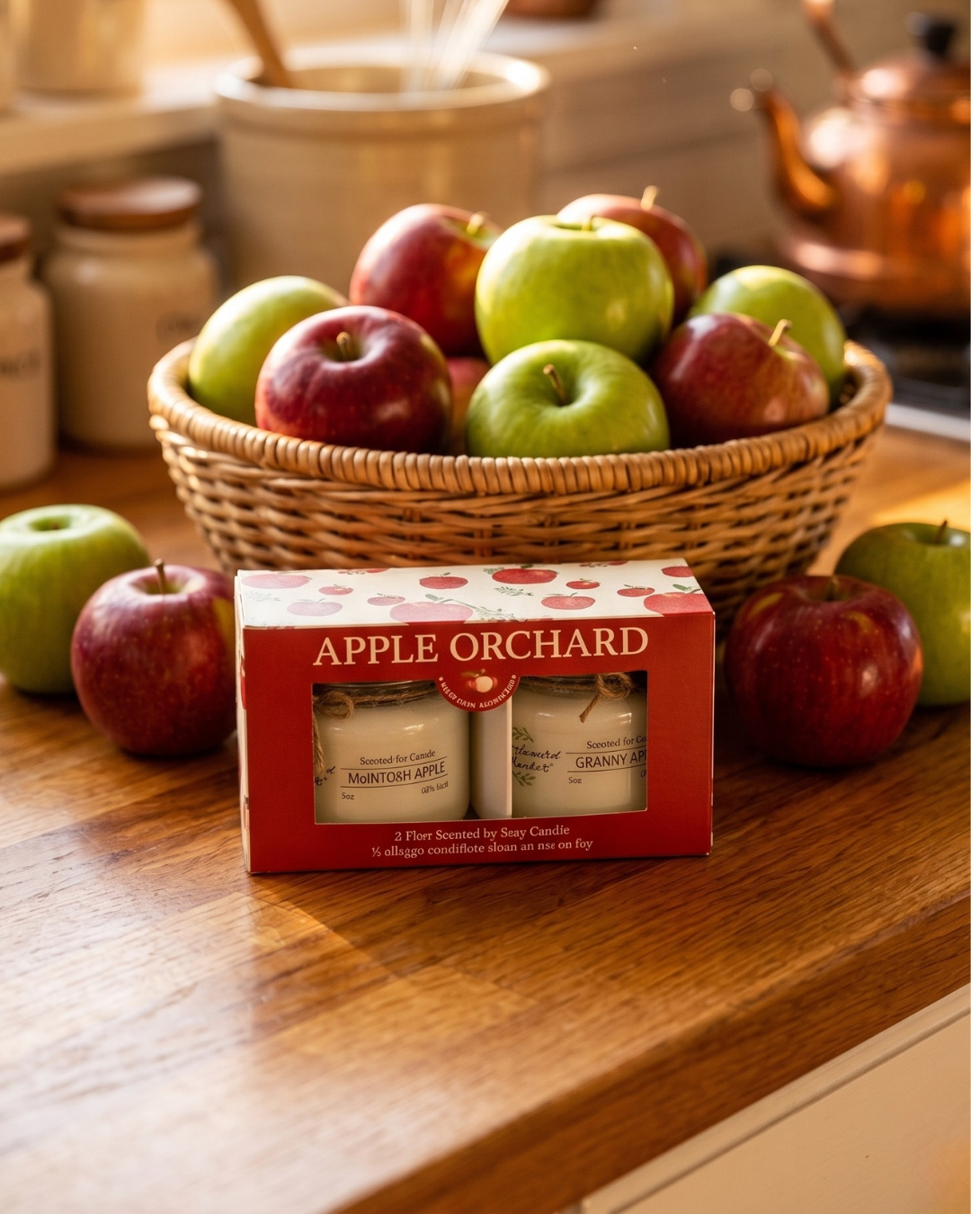 Apple Orchard Candle 2 Pack – Granny Apple & McIntosh Apple