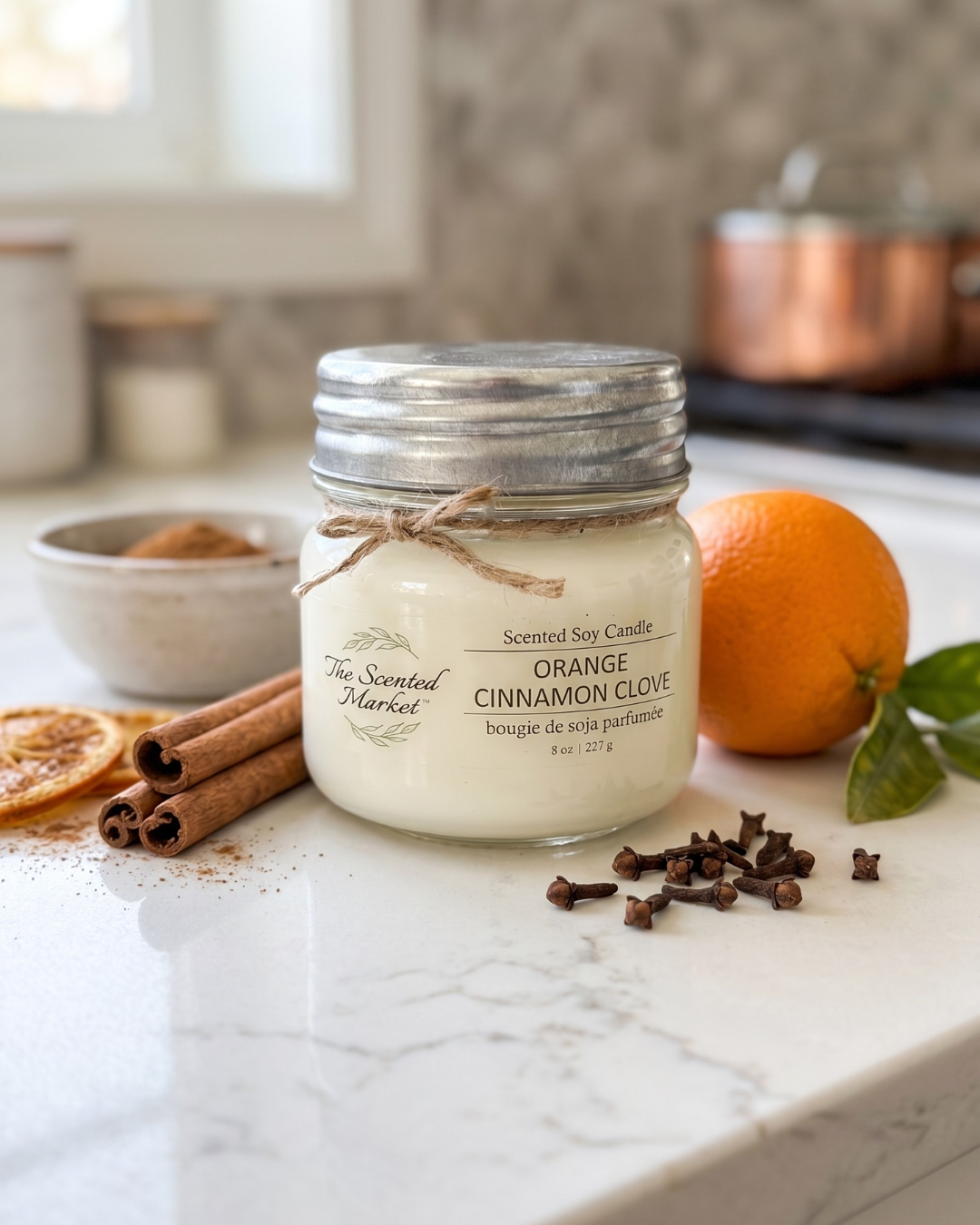 Bougie en cire de soja HOMEMADE 8 oz