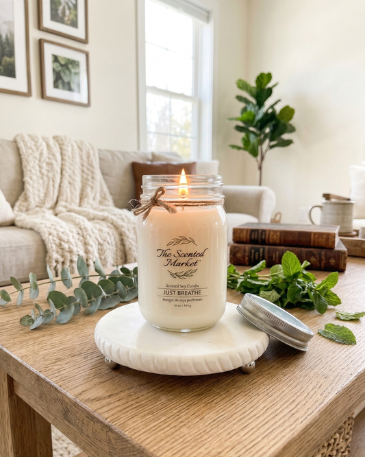 White Marble Round Stand – Decorative Candle Display Tray