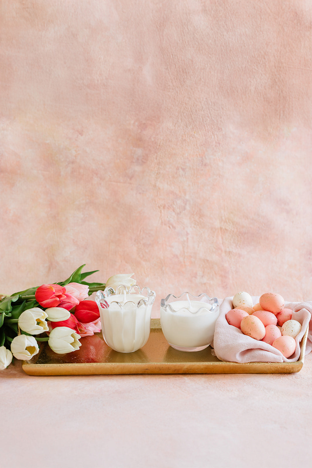 Tulip Bulb and Cracked Egg Candle Combo - The Scented Market