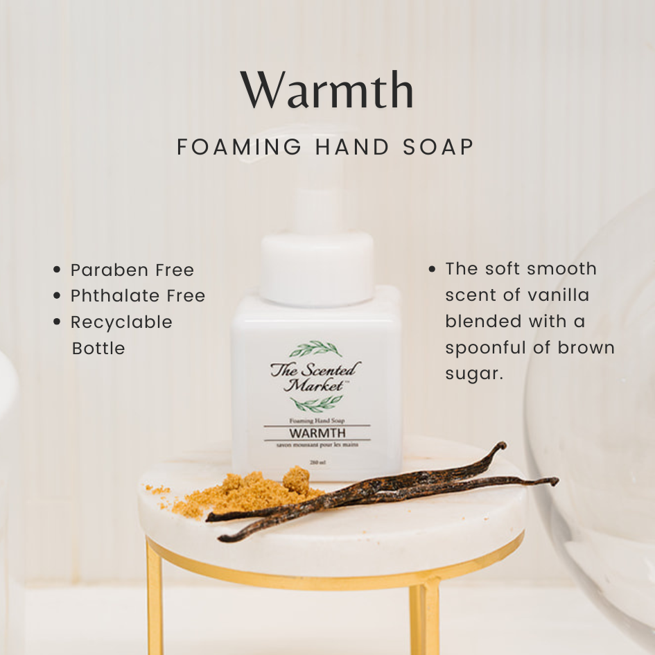 WARMTH Foaming Hand Soap - The Scented Market  Liquid Hand Soap
