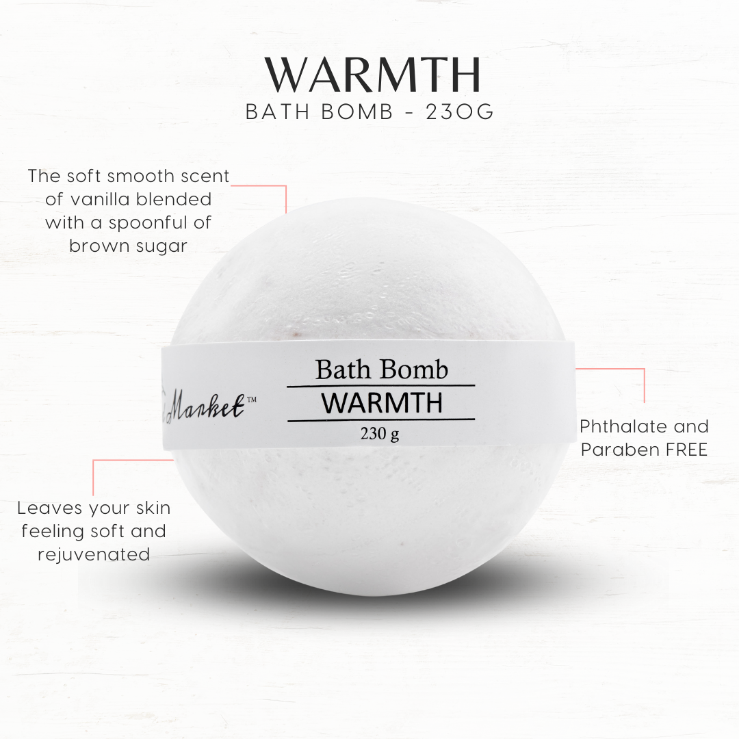 WARMTH Luxurious Bath Bomb - The Scented Market Bath Additives