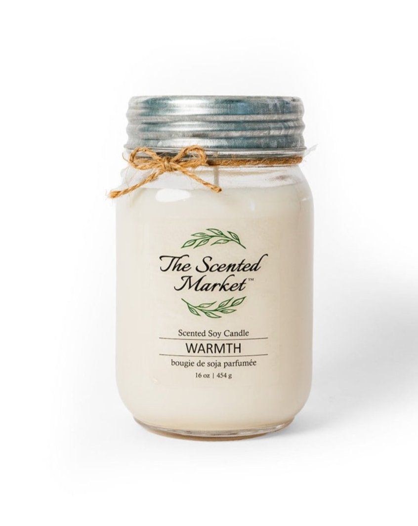 WARMTH Soy Wax Candle 16 oz - The Scented Market Candles