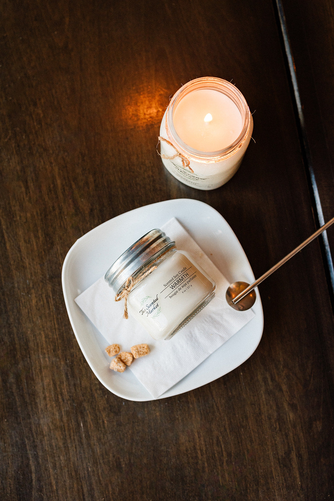 WARMTH Soy Wax Candle 8 oz - The Scented Market Candles