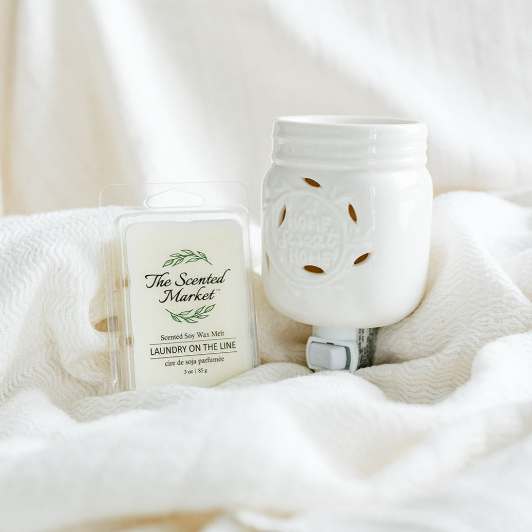 Wax Melter Plug In HOME SWEET HOME - The Scented Market Home Fragrance Accessories