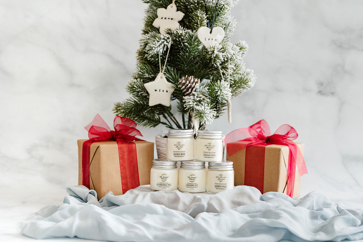 Winter Candle Collection Gift Pack - Set of 5 - The Scented Market Candles