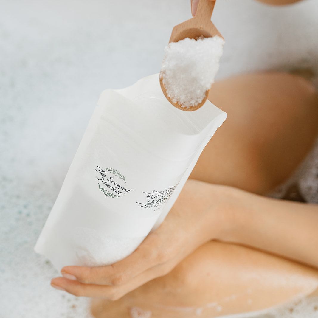 Wooden Bath Salt Scoop – Perfect Measuring Spoon for Bath Salts, Spa Soaks, and Scrubs - The Scented Market Bath & Body