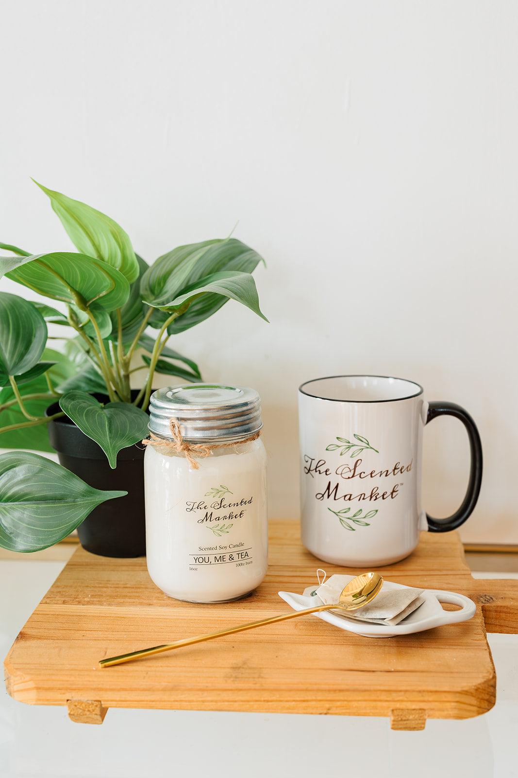 YOU, ME & TEA Soy Wax Candle 16 oz - The Scented Market Candles