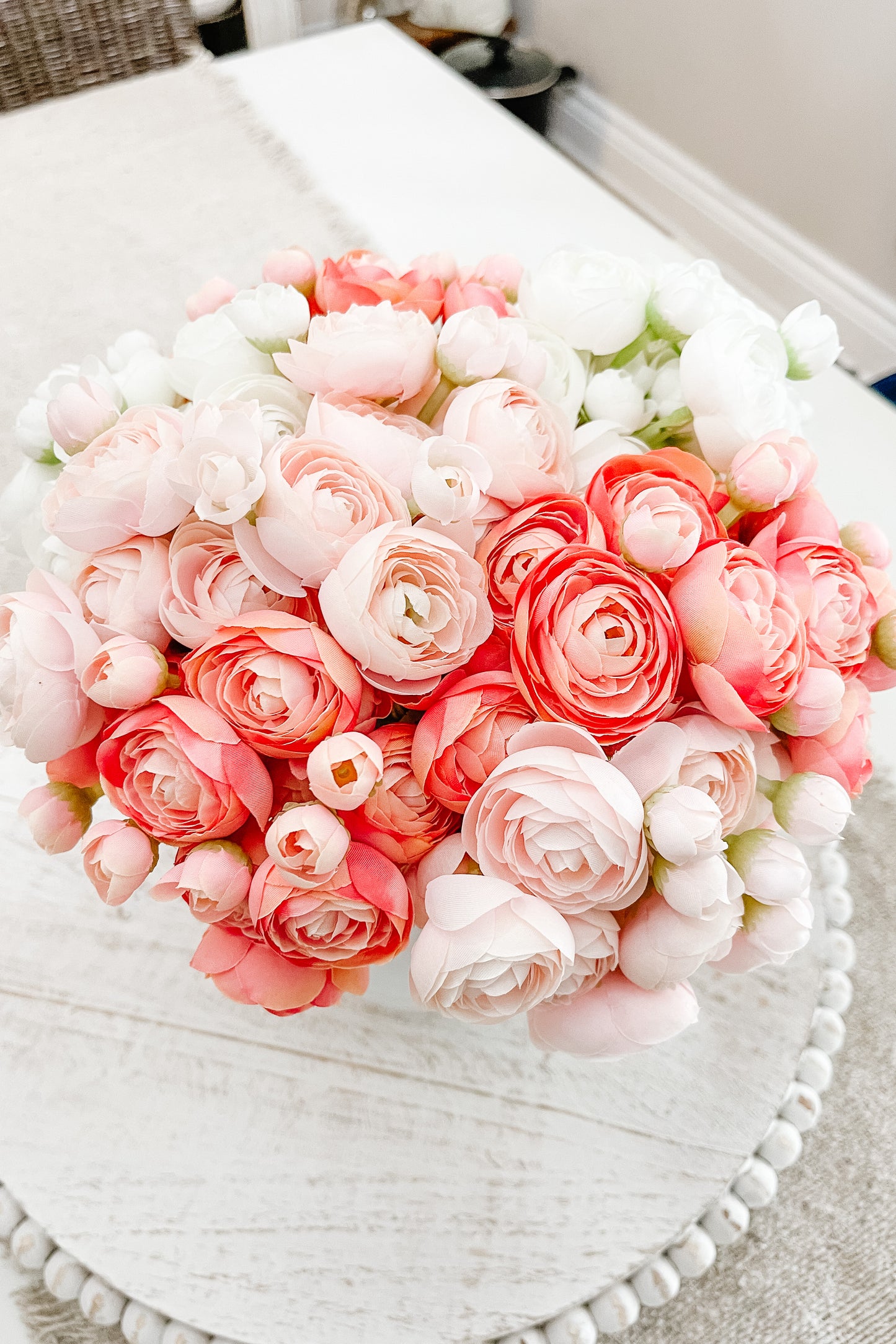 Faux Ranunculus Pink - The Scented Market