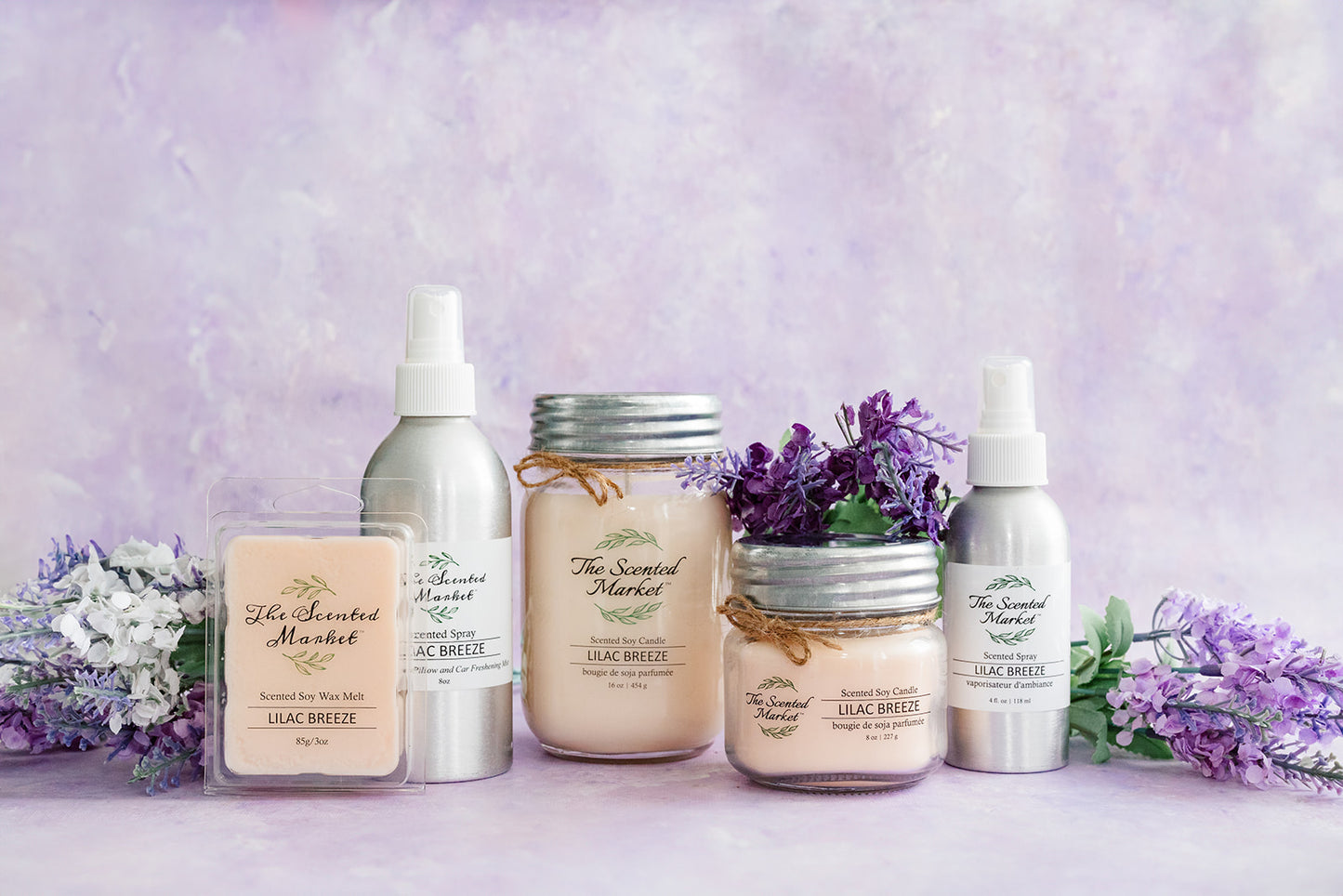 LILAS BREEZE Cire de soja fondue