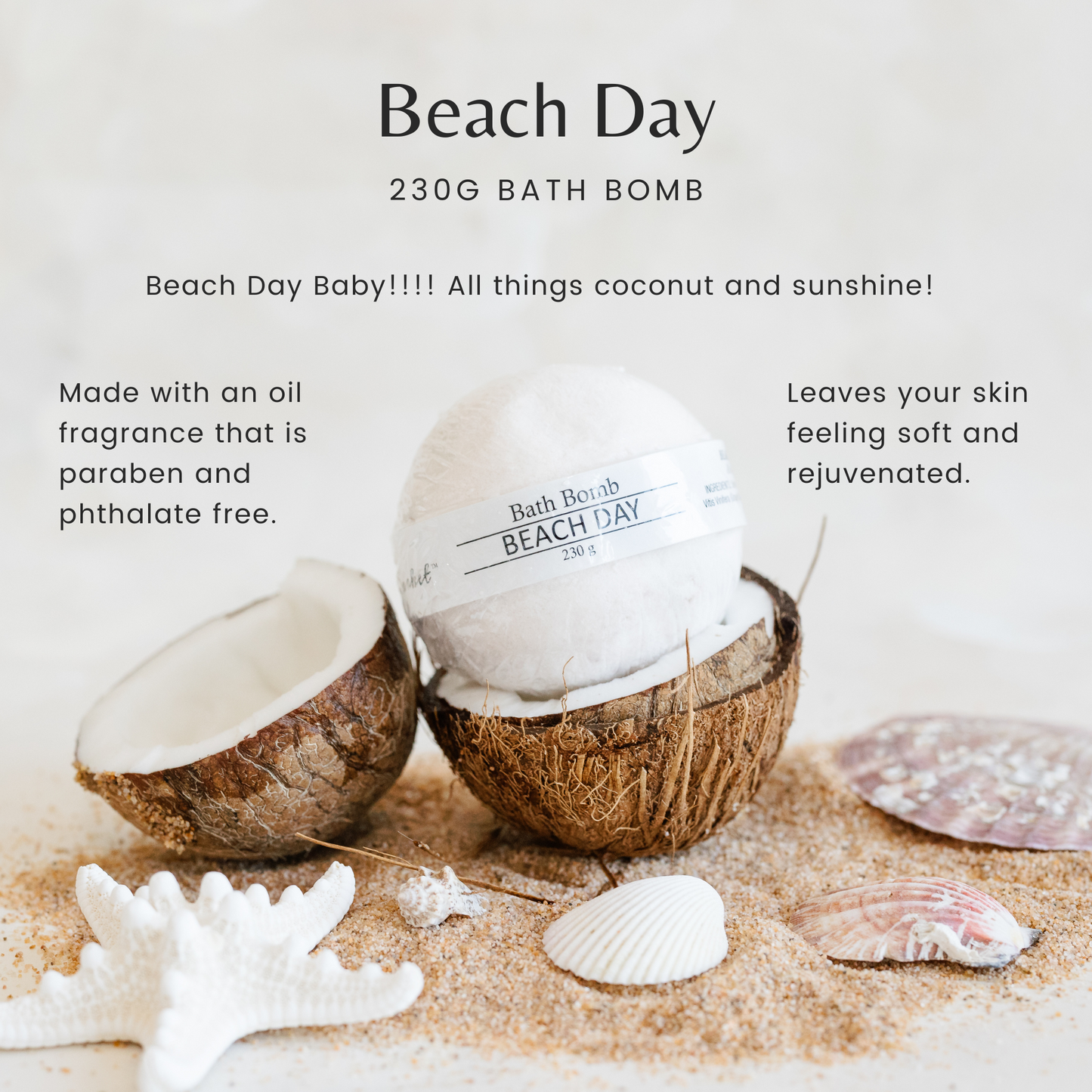 BEACH DAY Bath Bomb - The Scented Market