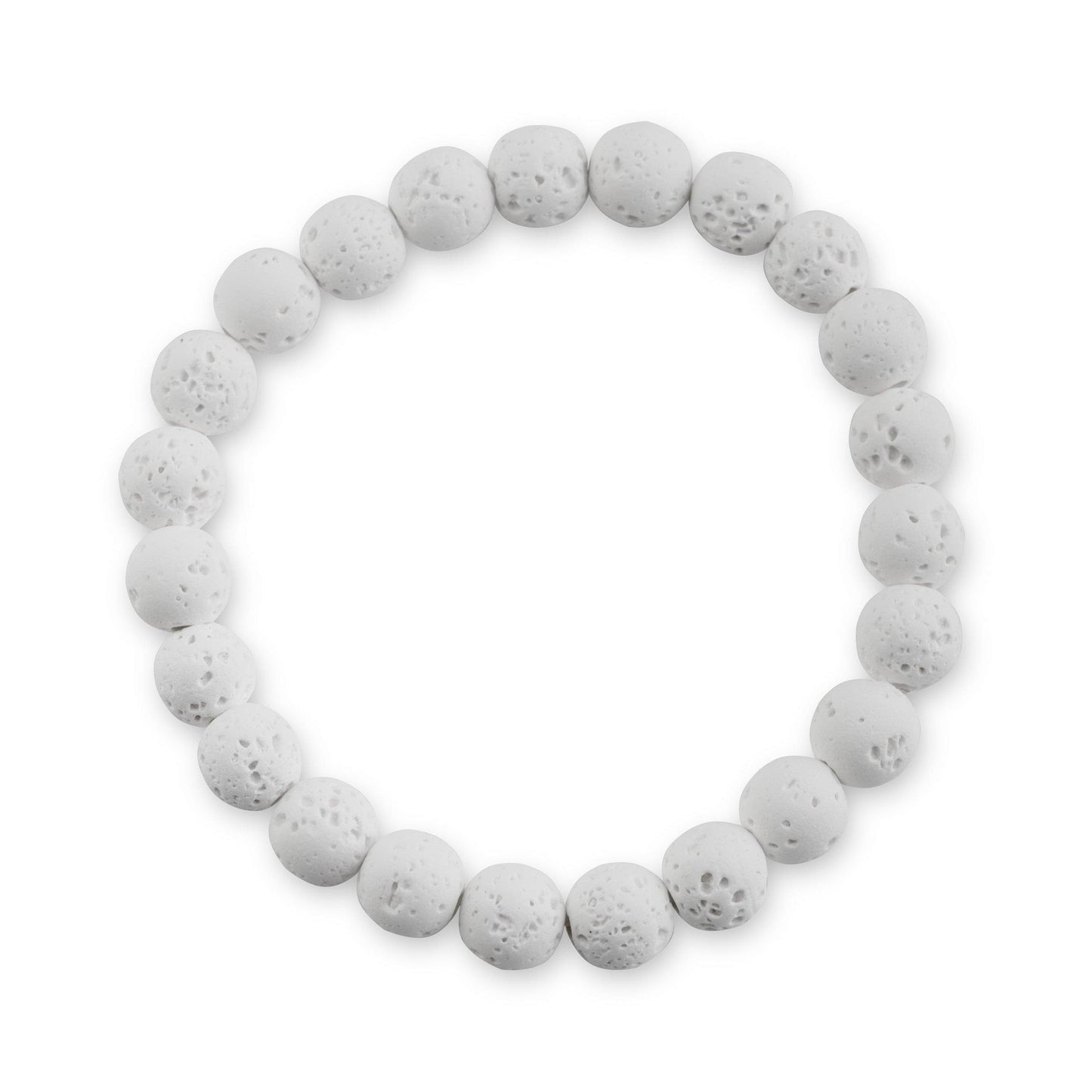 White Lava Stone Bracelet - The Scented Market
