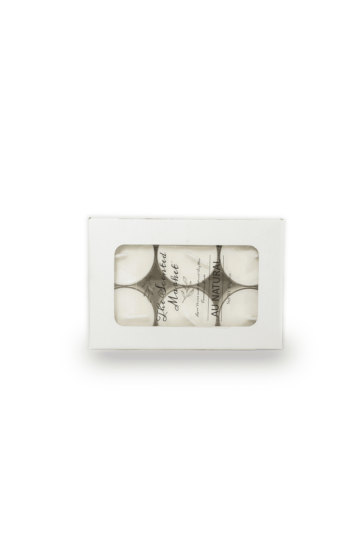 au natural scent free tea lights