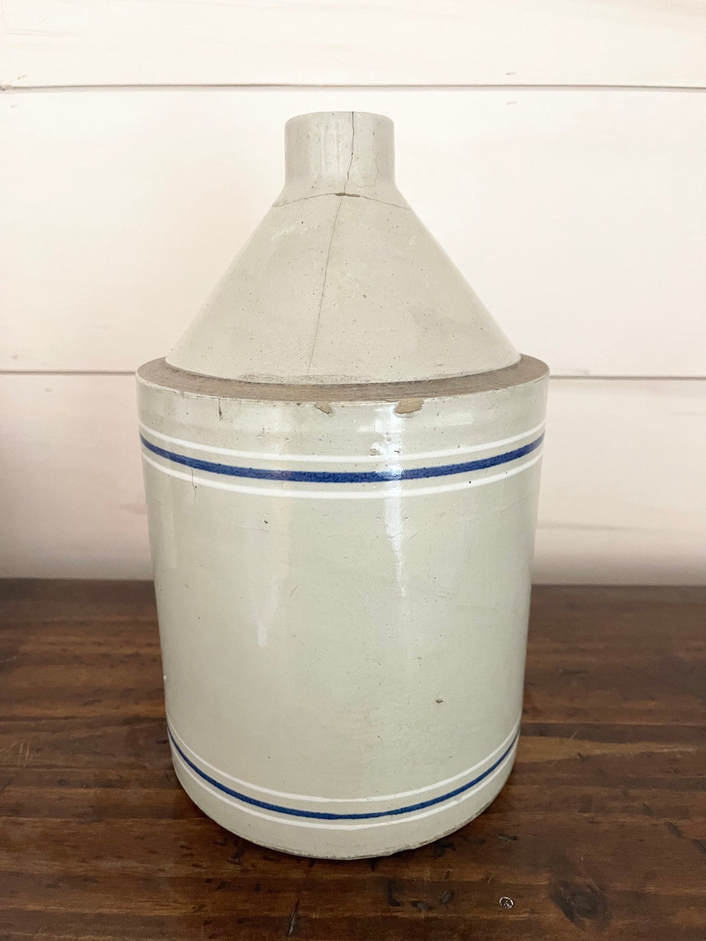 Antique Crock – Rustic Farmhouse Ceramic Decor - The Scented Market Decorative Jars